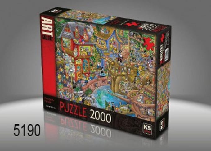 Puzzel Pontcheffs Harbour – 2000 stukjes – 96 x 68 cm