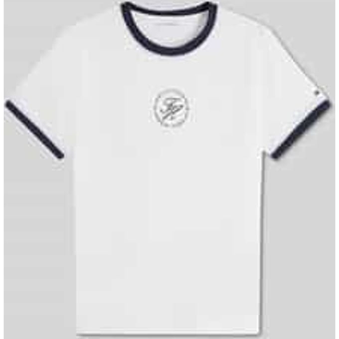 regular fit T-shirt met katoen en logostitching