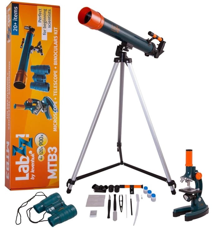 Levenhuk LabZZ MTB3 Microscoop & Telescoop & Verrekijkerset