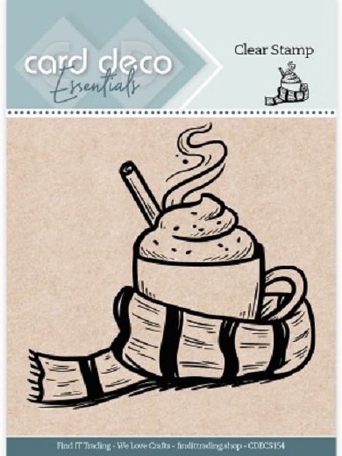 Card Deco Essential - Clear Stamp - Hot Chocolate