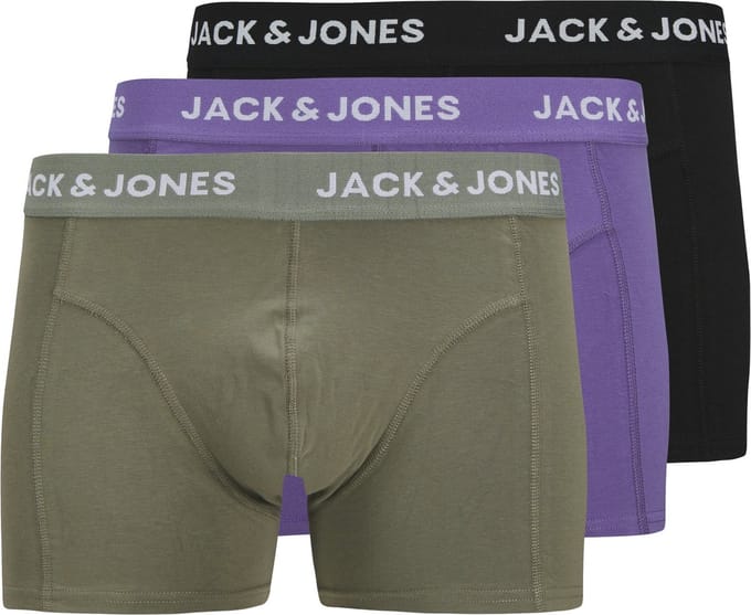 Jack & Jones Heren Boxershorts Trunks JACROB 3-Pack - Maat S