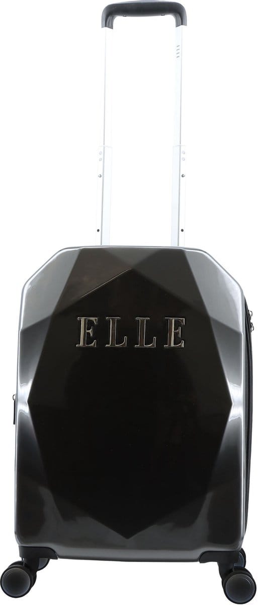ELLE Diamond Harde Handbagage Koffer 56.5 cm - Small - Antraciet - Antraciet / Small