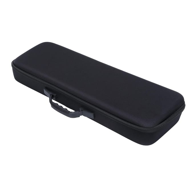 Hengelhoes EVA schokbestendig harde schaal vishengelmolen opbergtas organizer black