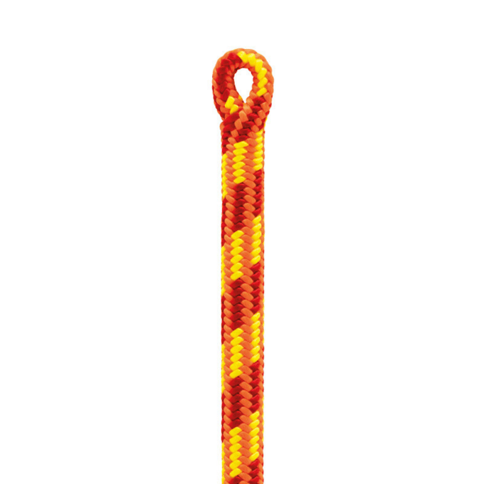 Petzl control klimlijn 12,5mm oranje 60 meter - 1 oog