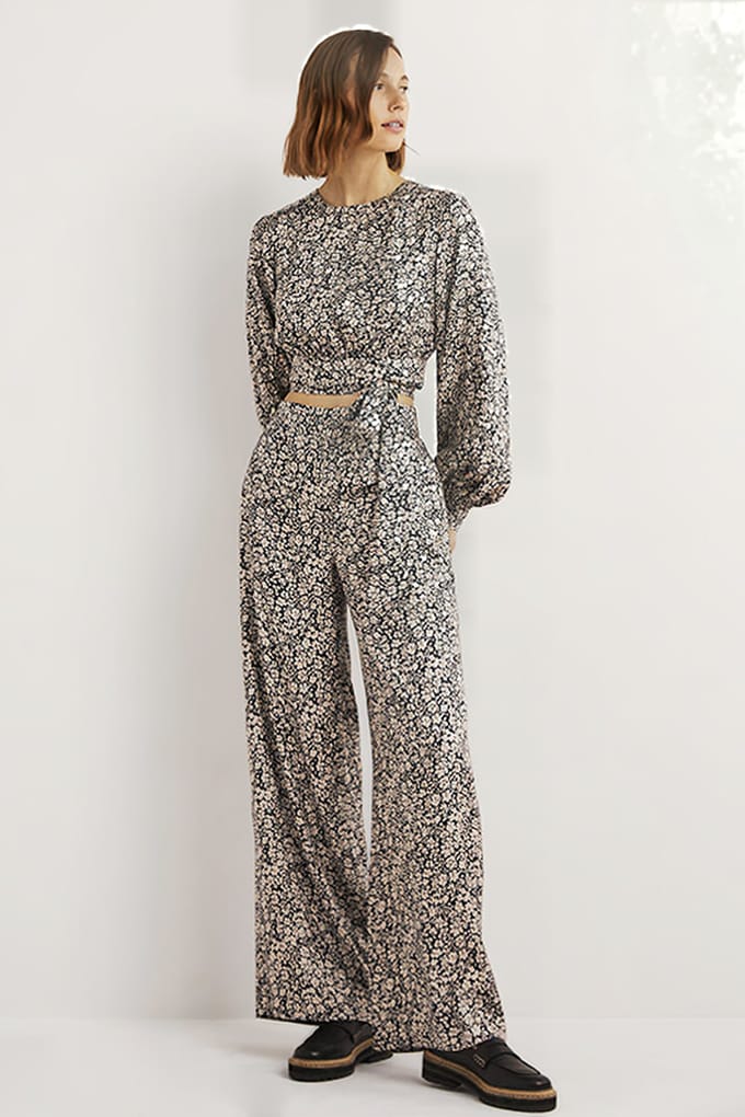 Boden Pull On Fluid Trousers Snd Maat: 8 | Wijde Broeken Outlet | Dames | Ecru