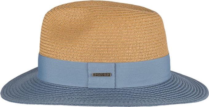 Hatland - Dawn - Toyo hoed - Leisteen blauw - Maat S - Unisex