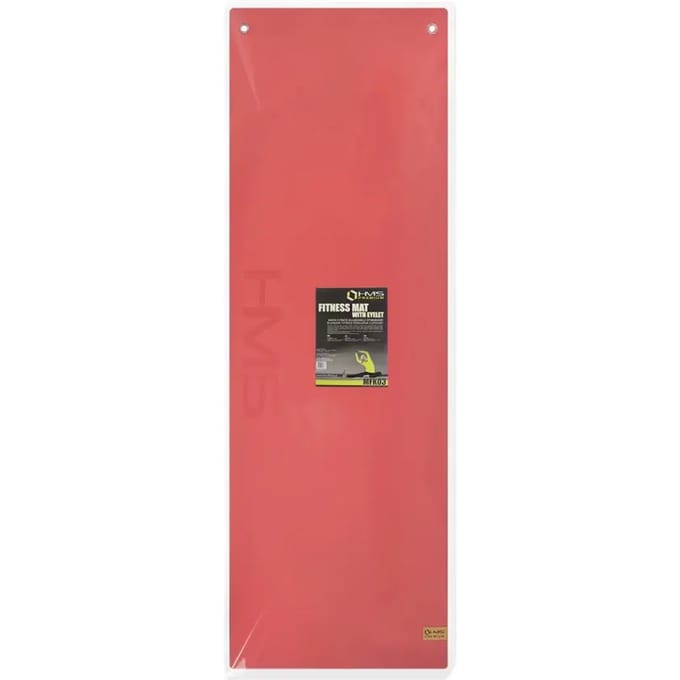 HMS Fitness Mat - Rood/Zwart - 15 mm