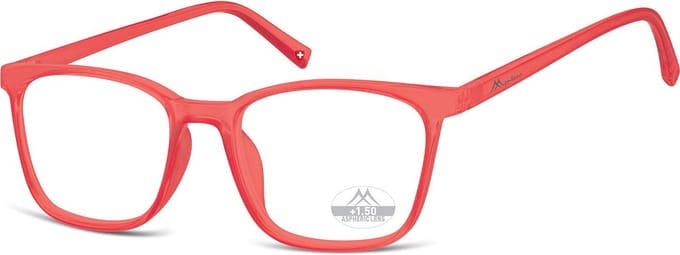 Montana Leesbril MR56 Rood Sterkte +2.50
