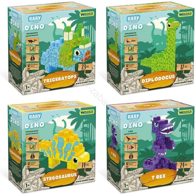 Baby Blokken Dino WADER - 1 stuk