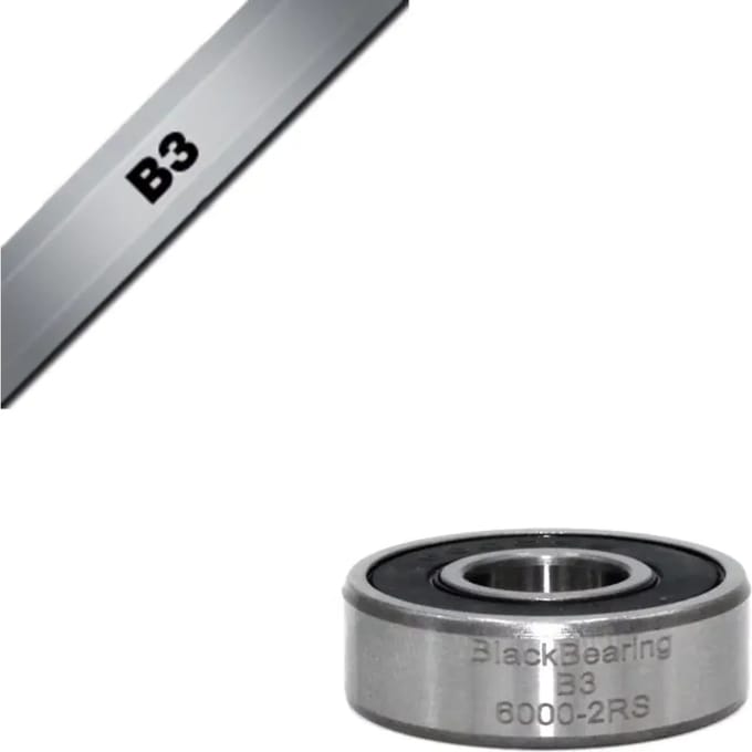 Lager Black Bearing B3 - 6000-2RS - 10 x 26 x 8 mm