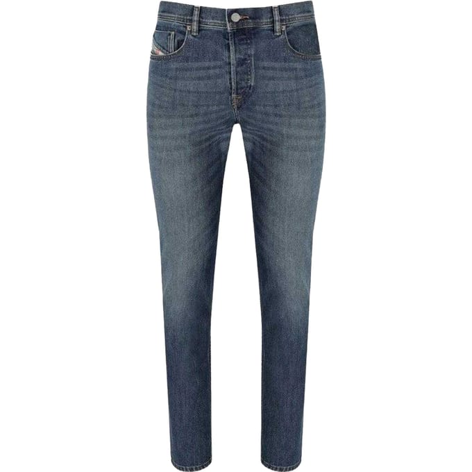 Diesel Heren 2023 D-Finitive Straight Leg Jeans (Blauw)