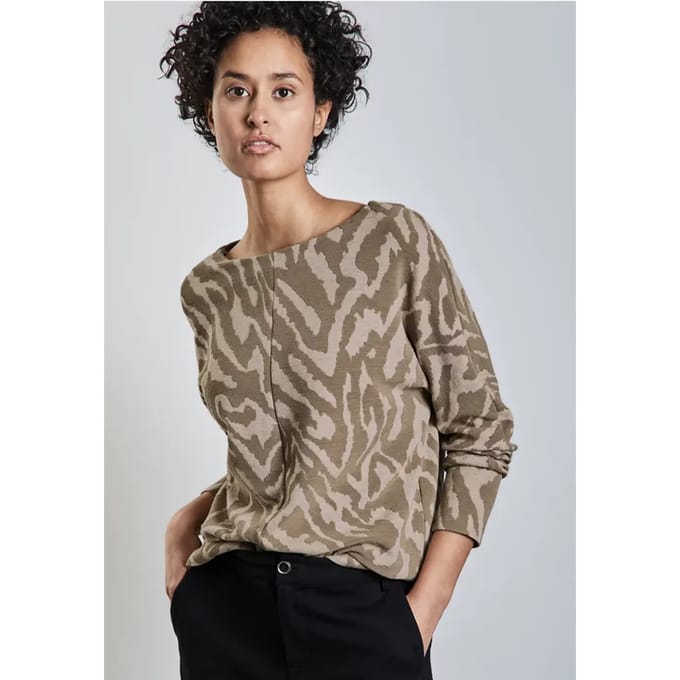 Tweekleurig jacquard overhemd