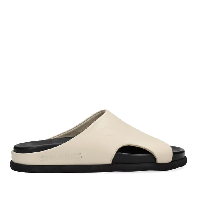 Leren slippers voor dames Shabbies Amsterdam Inga Close