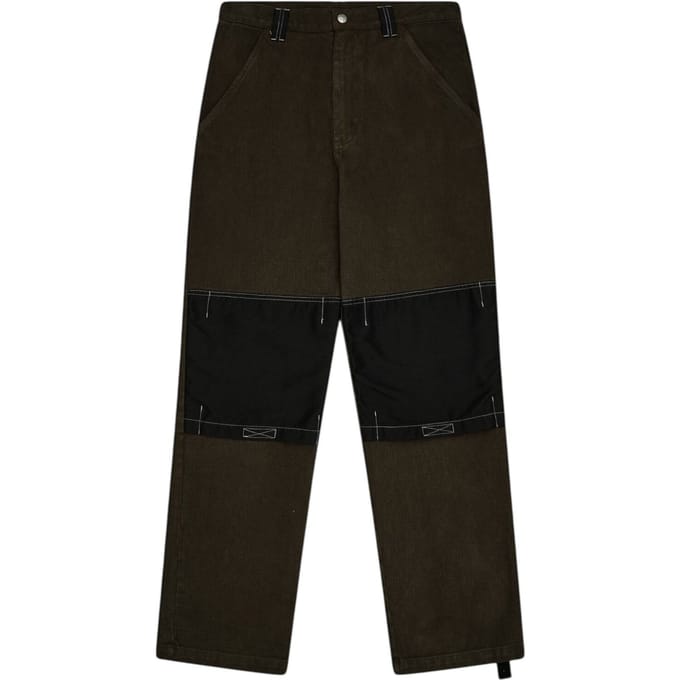 Vredestichter door Oamc Werkkleding Pantalons in stijf canvas - militair groen
