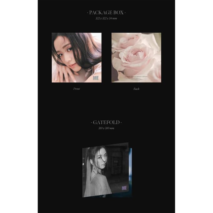 JISOO (Blackpink) - First Sigle Album [ME] VINYL LP -Édition limitée No POB black