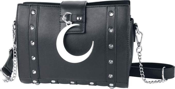 Poizen Industries - Gothic Handtas - Midnight Bag - voor Vrouwen - zwart