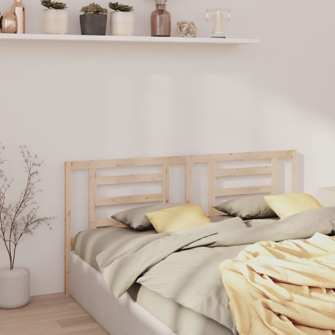 vidaXL - Hoofdbord - 166x4x100 - cm - massief - grenenhout