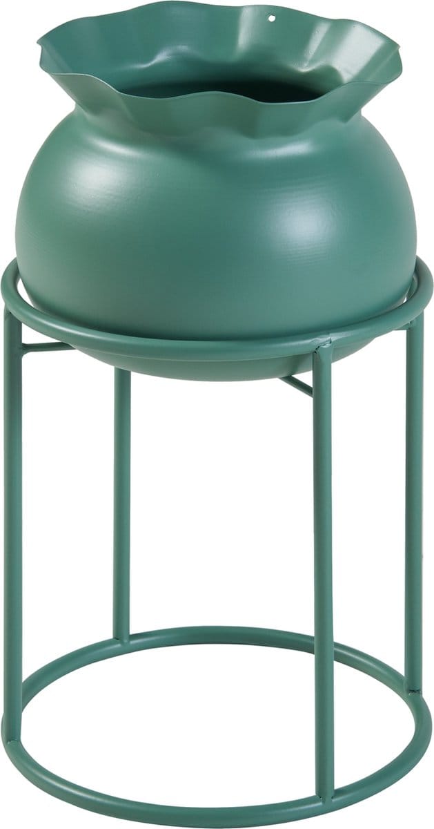 Plantenstandaard Assen 31,5x19,5 cm groen [en.casa]