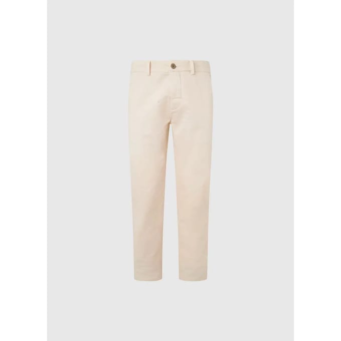 Pepe Jeans Slim Fit Twill Chino Broek Beige 28 Man