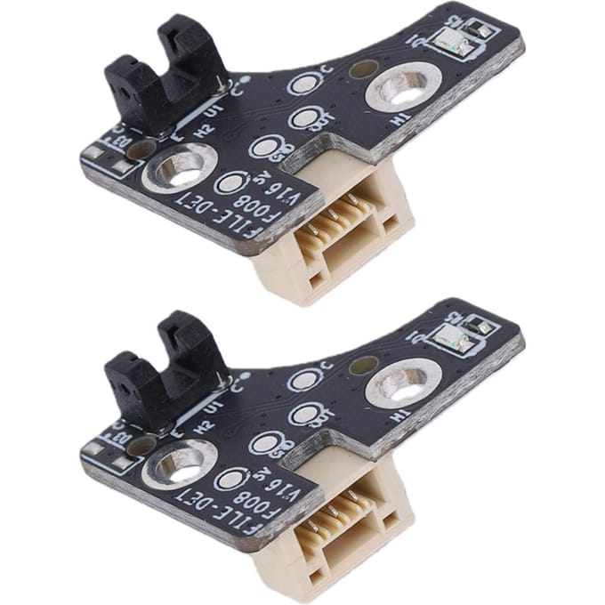 2 Stuks Filament Breuk Sensor Module Geschikt voor Creality K2 Plus K2 Pro K2 3D Printer Filament Detectie Vervangingsbord gray