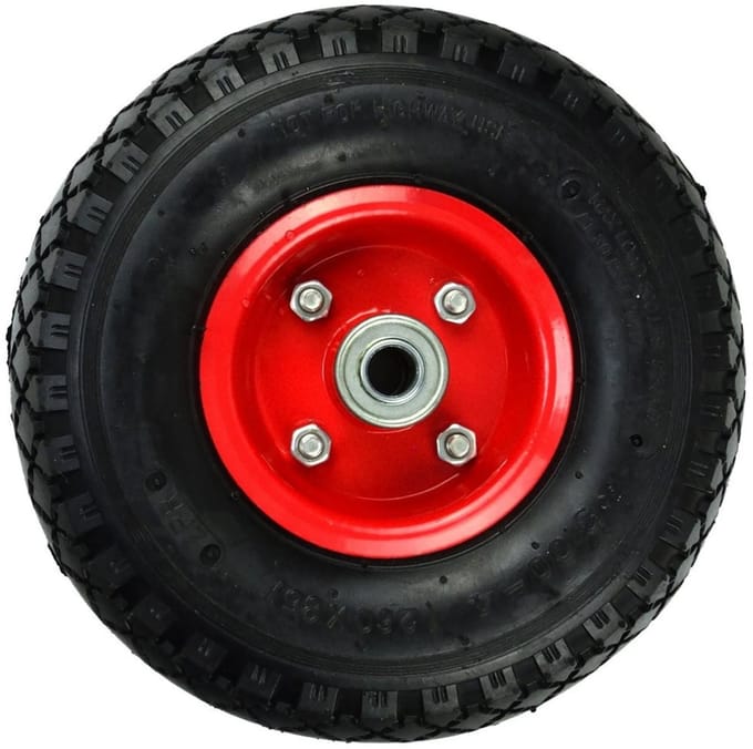 GEKO Pneumatisch wiel - 80 kg draagkracht - 255 mm diameter - Dubbele kogellagers