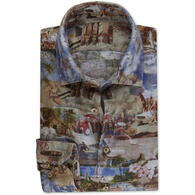 Stenströms Fitted Body/72, Rc Cuff, Sport Multi Pattern Taglia: M | Camicie Casual Outlet | Uomo