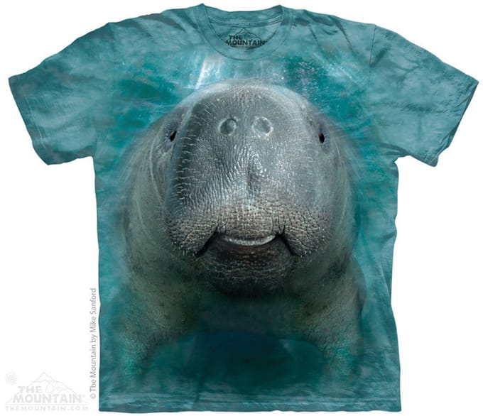 T-shirt Big Face Manatee L