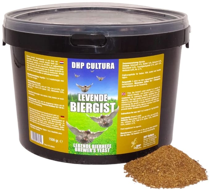 DHP Cultura Levende grove biergist 1,5kg - voor postduiven
