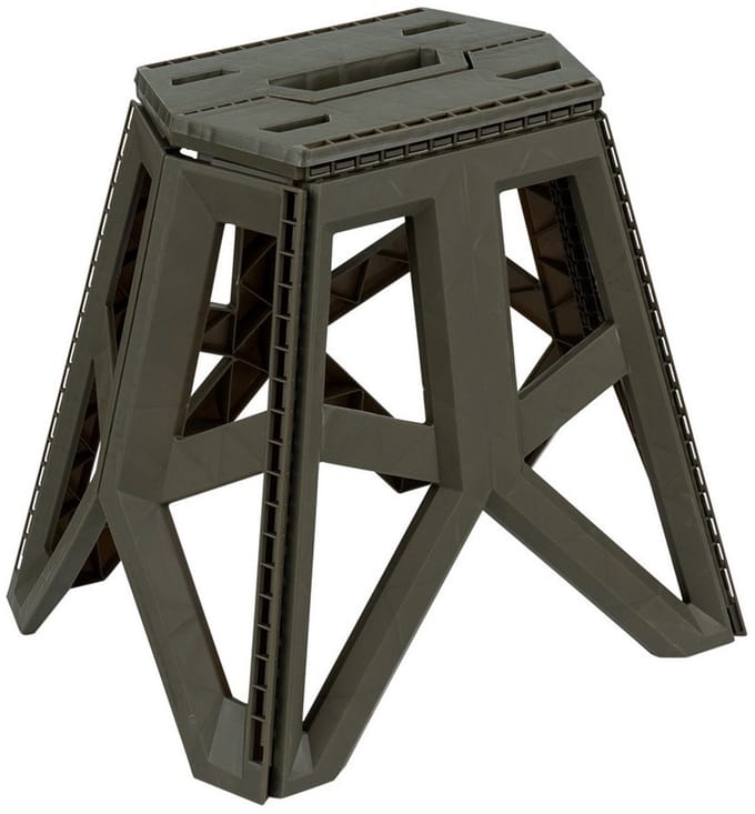 Opvouwbare outdoor kruk groot Groen