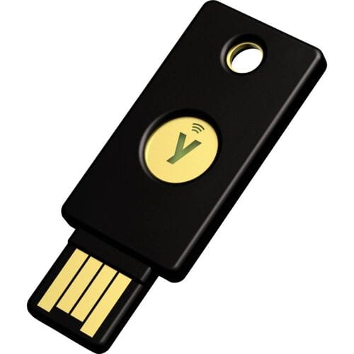 Yubico Passwordmanager USB-stick YubiKey 5 NFC FIPS Zwart/goud 5060408464229