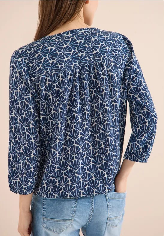 3/4-mouwen blouse met glitterdetails
