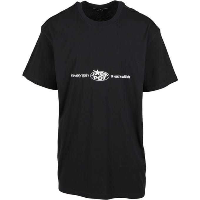 Mister Tee Every Spin Wins T-shirt Zwart