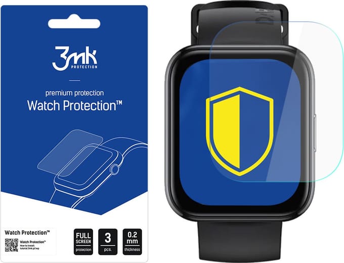 3MK ARC - Beschermfolie - Realme Watch 2 Pro - Volledig Scherm - Zelfklevend