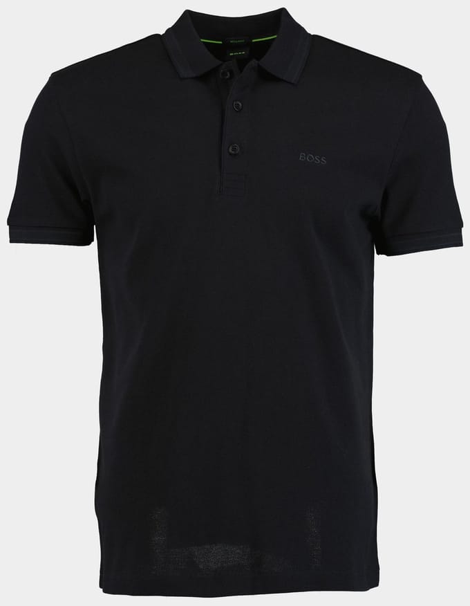 BOSS Green Polo korte mouw Blauw Paddy 10241663 01 50469055/411