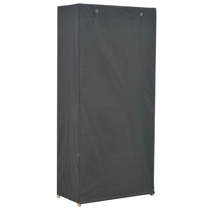 vidaXL - Kledingkast - 79x40x170 - cm - stof - grijs