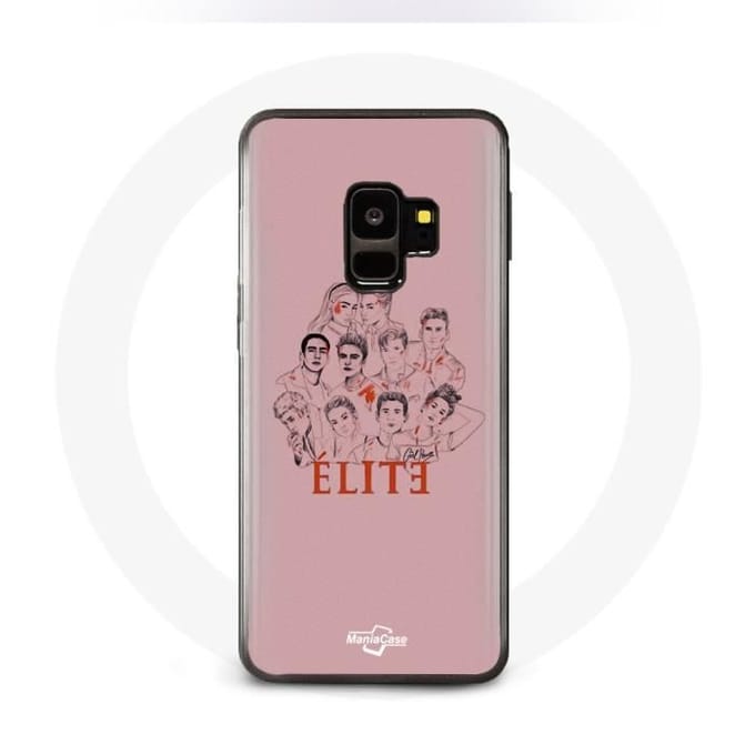 Case voor Samsung Galaxy S9 Plus Elite seizoen 5 posterkarakters Fanart-logo
