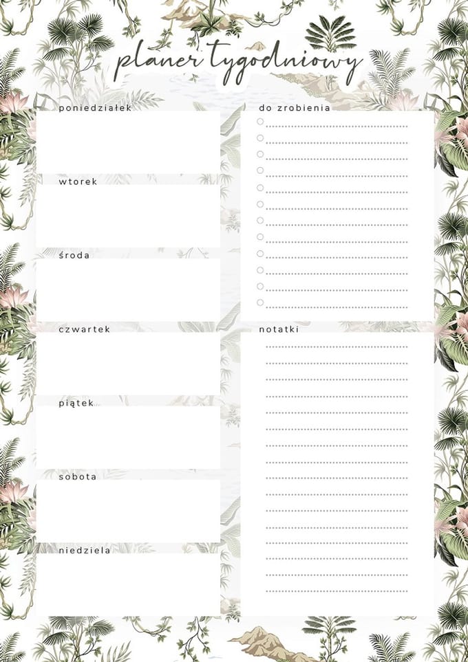 Wallvy - Magnetische Weekplanner - 30x42.5cm - Personaliseerbaar - Voor Drooguitwisbare Markers