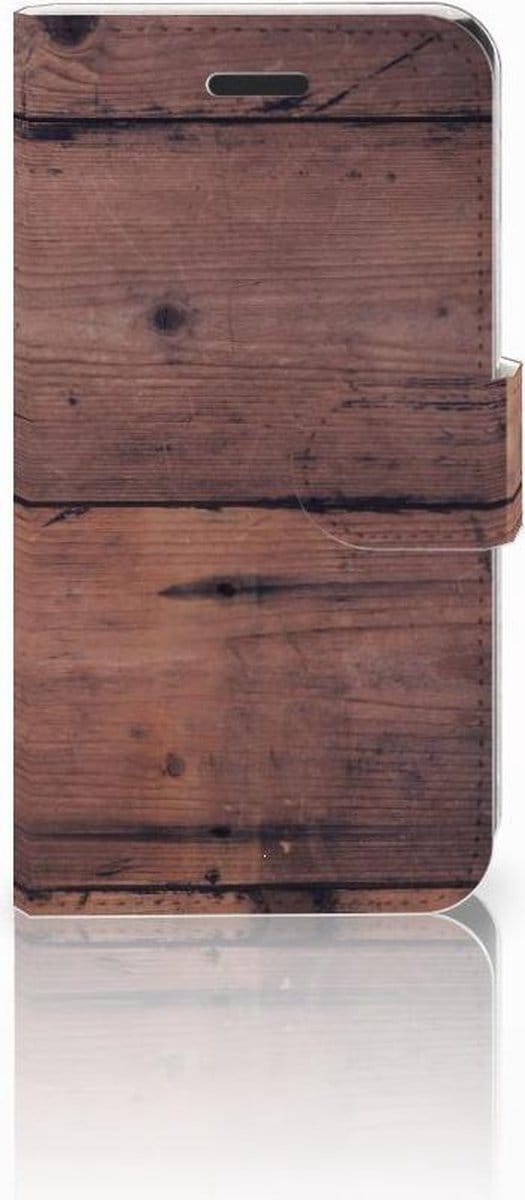 Samsung Galaxy Xcover 3 | Xcover 3 VE Book Style Case Old Wood
