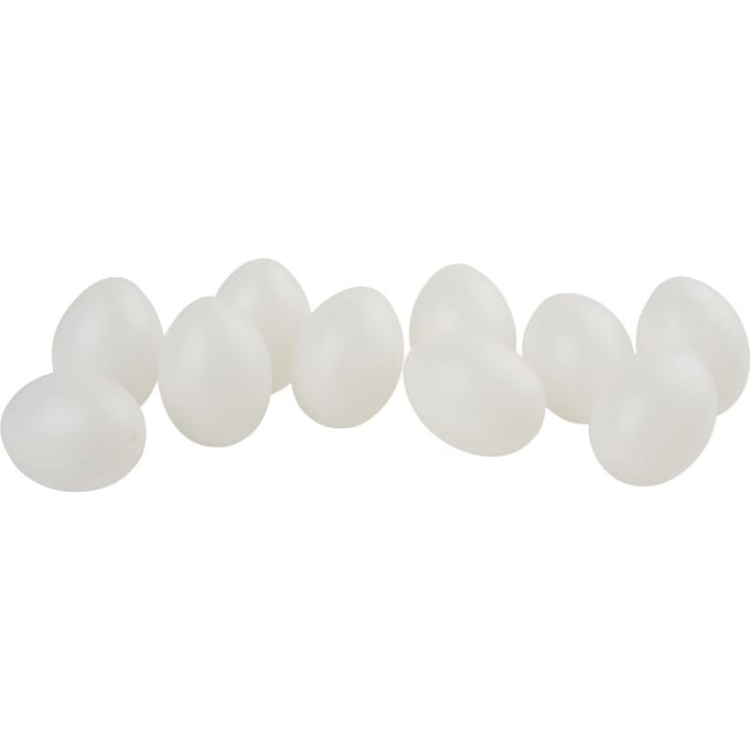 VBS Decoratief ei "Wit", 10 stuks