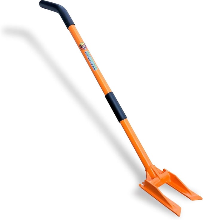 Sloopstang Ronde Handgreep - Veelzijdig Sloopgereedschap - Zwaar Sloopwerk - Gepatenteerd Vorkontwerp - 120 cm Lengte