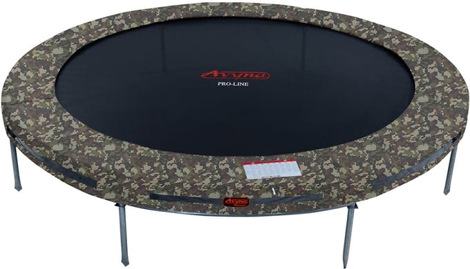 Avyna InGround Trampoline Ø365 cm – Camouflage – Rond – Premium Ingraafmodel