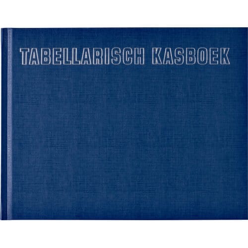 Kassenbuch tabellarisch 210x160mm 96 Seiten 8 Spalten blau