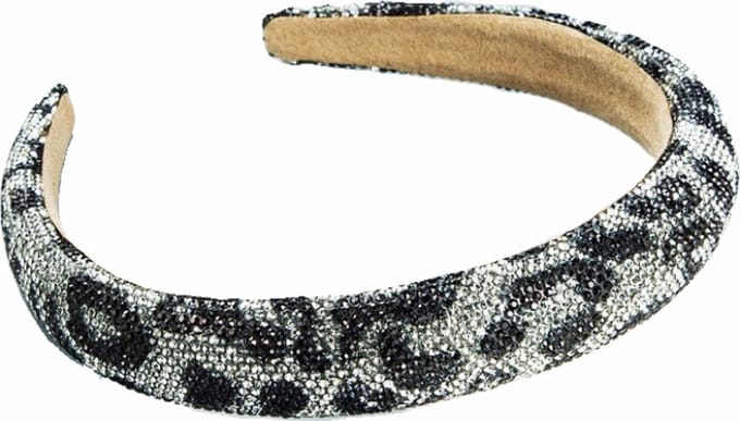Glamour Haarband / Diadeem | Leopard Black | Fashion Favorite
