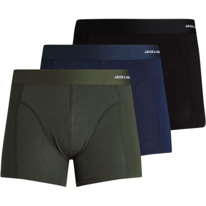 JACK & JONES- JACBASIC BAMBOO TRUNKS 3 PACK NOOS - Heren - Trunks