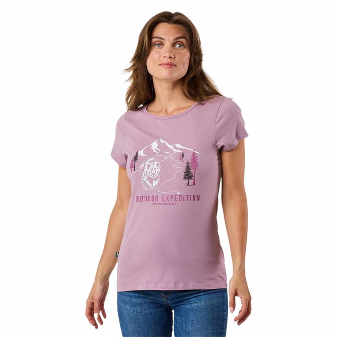 Swedemount Forest Tee – Dames T-shirt met korte mouw – Maat 46