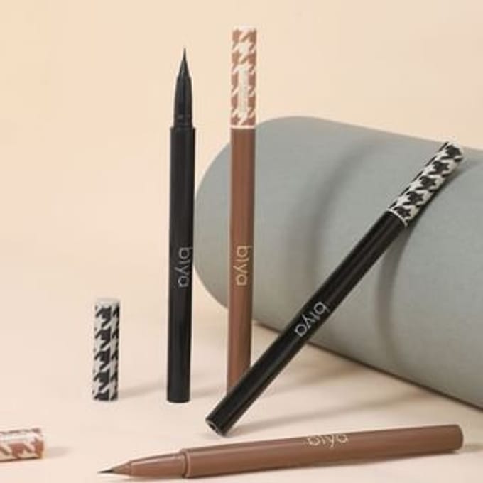 biya  - Ultra-Fine Liquid Eyeliner - 2 Colors 101# Black - 800mg