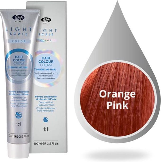 Lisap Haarverf Color Light Scale Hair Color Cream Orange Pink