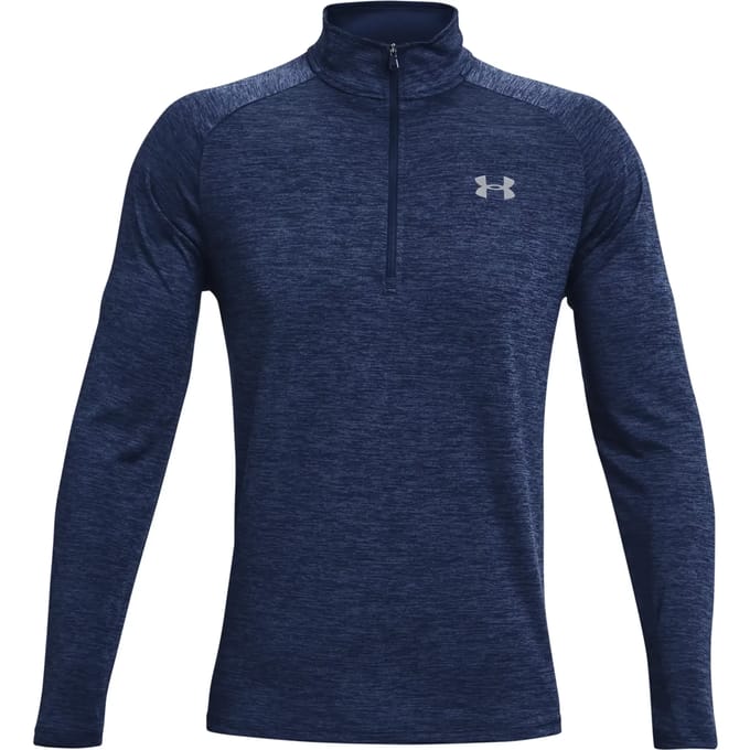 Under Armour Tech 2.0 1/2 Zip - Navy Blauw - Heren maat: XS heren >