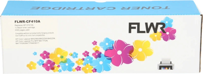 FLWR - Toner / 410A / Zwart - Geschikt voor HP