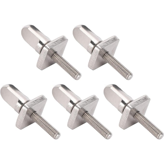 5 Stuks Fin Schroef 316 Roestvrij Staal Accessoire Gereedschap Set Kit voor Surfplank Paddle Board white